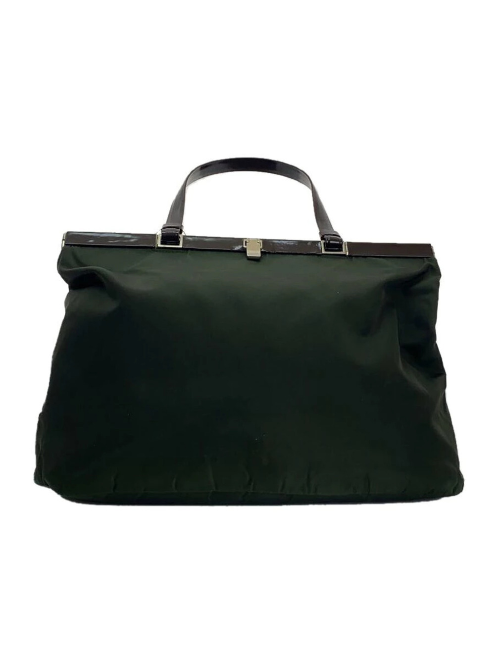 Prada Tote Tessuto Saffiano Bag Green